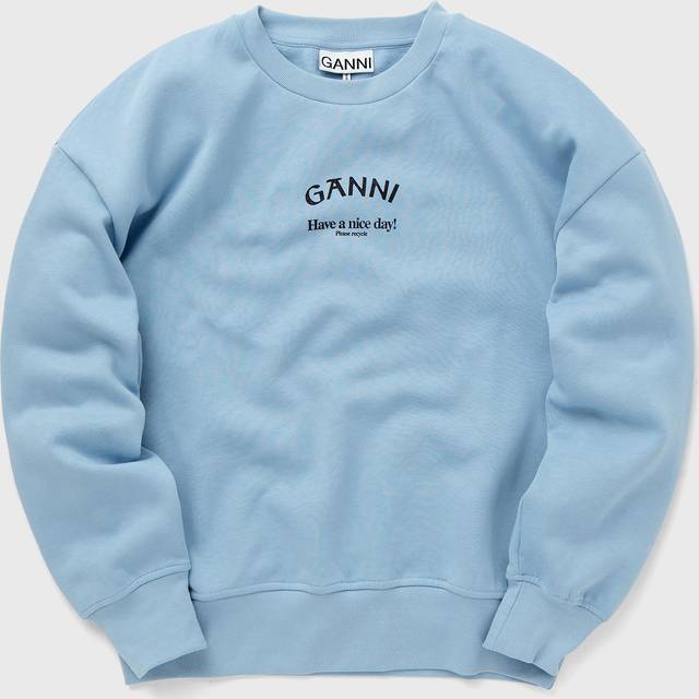 GANNI ISOLI PLACID BLUE SWEATSHIRT