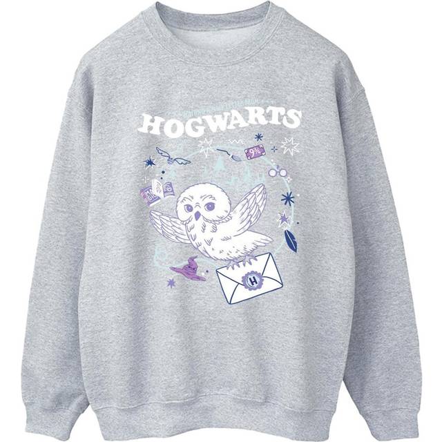 Owl Letter From Hogwarts Sweatshirt - Grey - XL