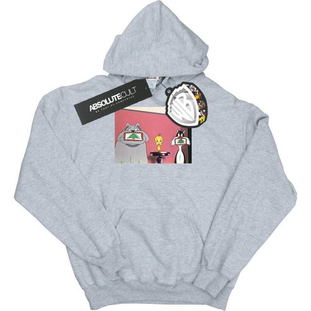 Christmas Postcard Hoodie - Grey - M