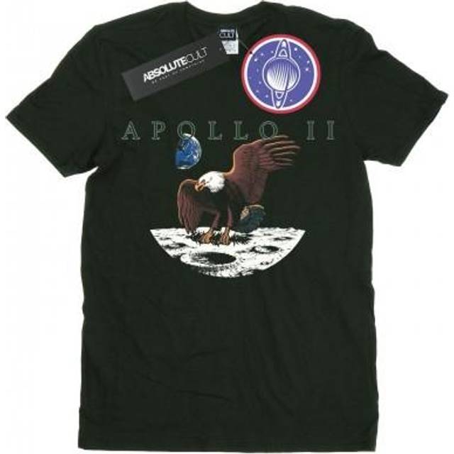 (L, Black) NASA Mens Apollo 11 Vintage T-Shirt