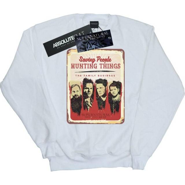 Family Business Sign Sweatshirt - White - 4XL