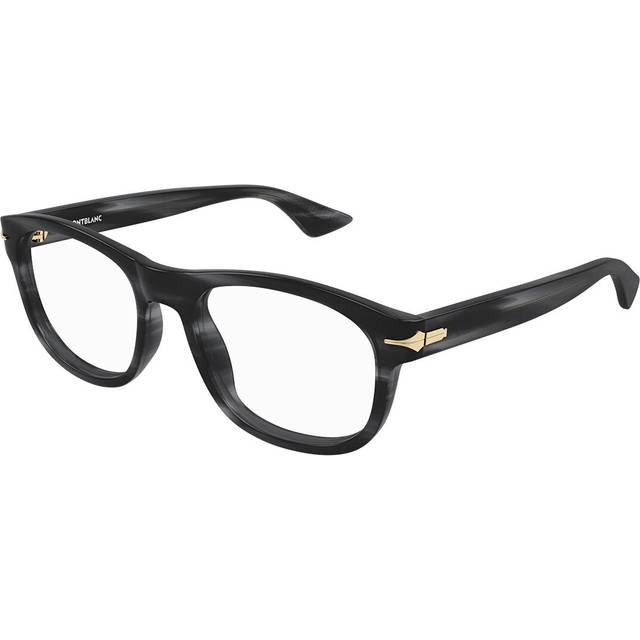 Montblanc Demo Square Mens Eyeglasses MB0306O 004 53 - Tortoise (OS)