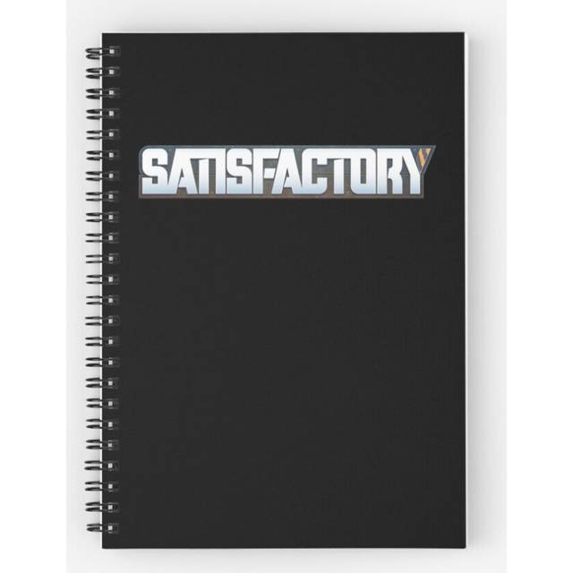 Spiral Notebook Satisfactory-logo A5 120 Pages