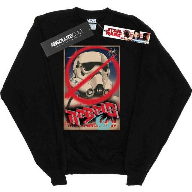 (M, Black) Star Wars Mens Rebels Poster Sweatshirt