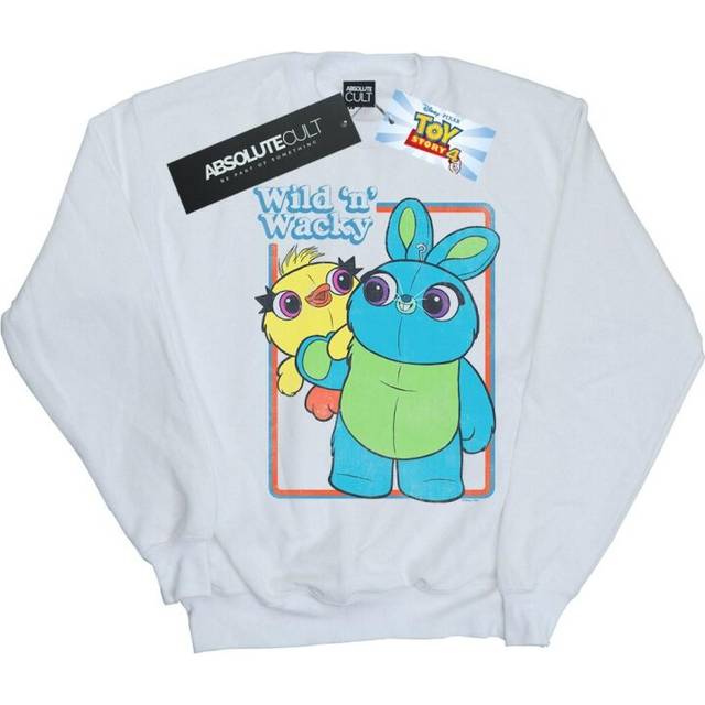 Toy Story 4 Duck And Bunny Wild And Wacky Sweatshirt - White - XXL
