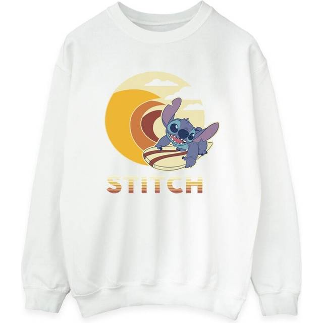 Lilo & Stitch Summer Waves Sweatshirt - White - XL