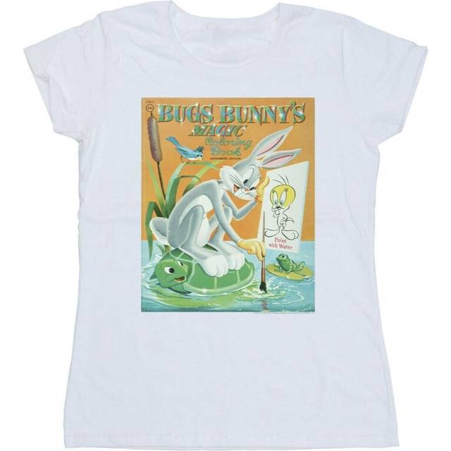 Bugs Bunny Colouring Book T-Shirt - White - XL