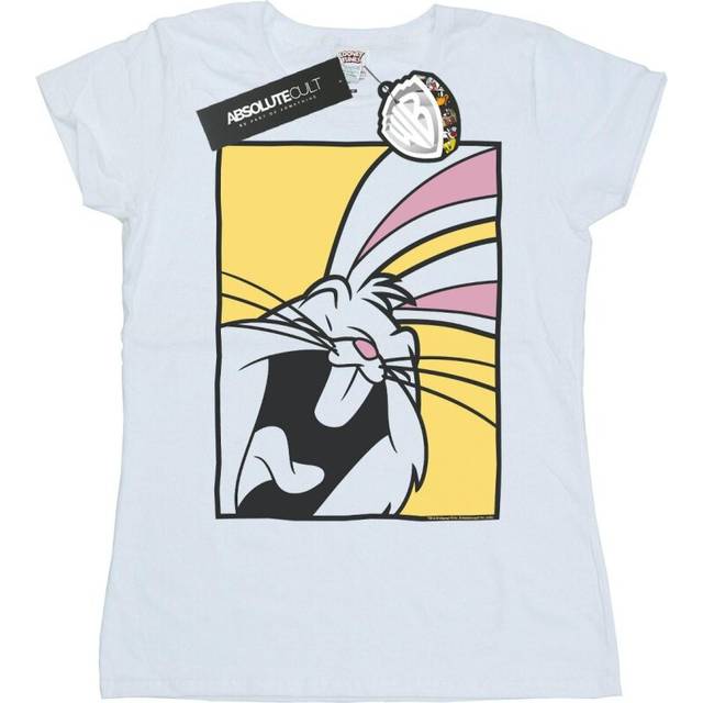 Bugs Bunny Laughing Cotton T-Shirt - White