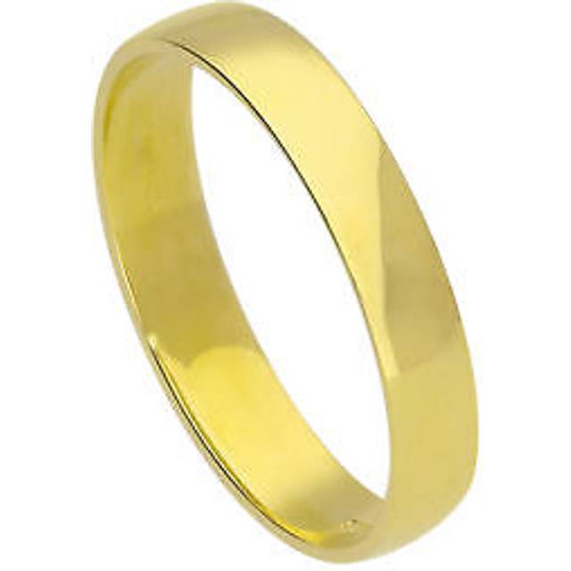 9ct gold 4mm wedding band ring size i - u