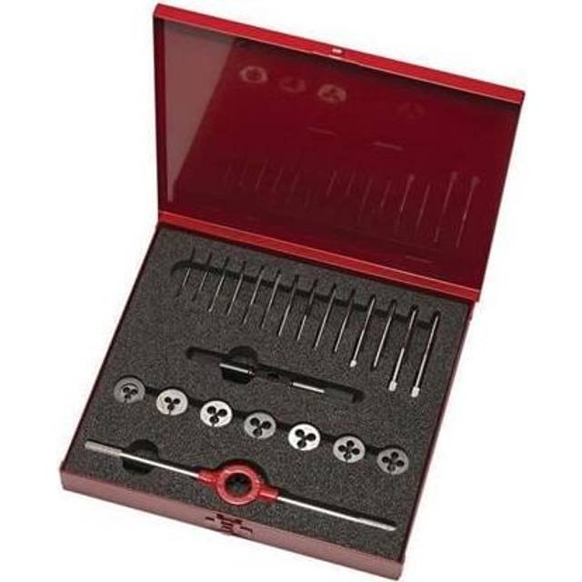 Dormer L120 HS-2M 24-PC HSS Straight Flute Tap & Die Set