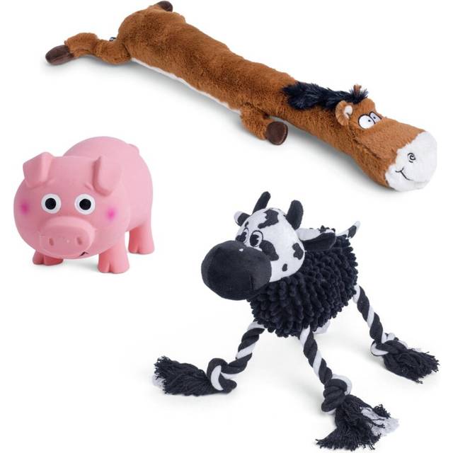Petface Farm Yard Fun Animals Dog Toys