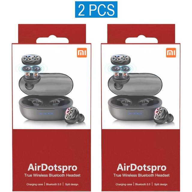 (a-2 pcs) Xiaomi NEW TWS Wireless Bluetooth Earphones 4 Speakers HD Call Stereo Earbuds Sport Waterproof Game Headses With Mic Headphones