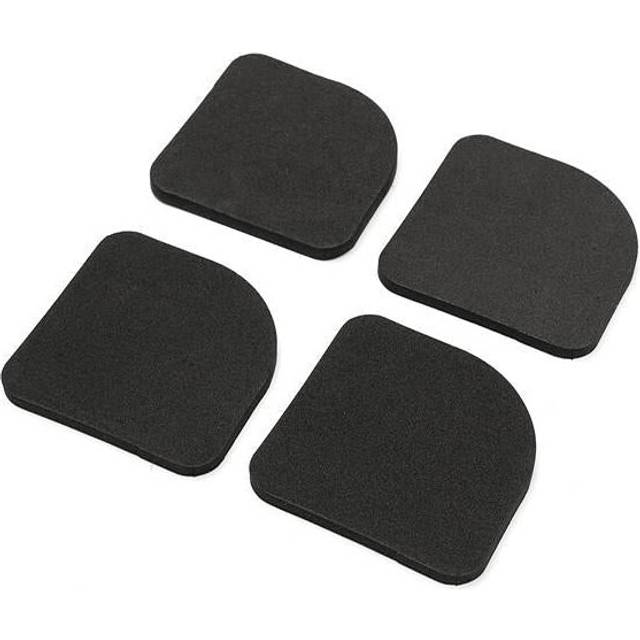 4Pcs Black Square Washing Machine Anti Vibration Pad Refrigerator Mute Mat Pads