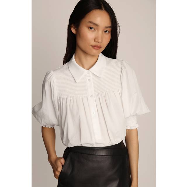 Feminine Smocked Blouse