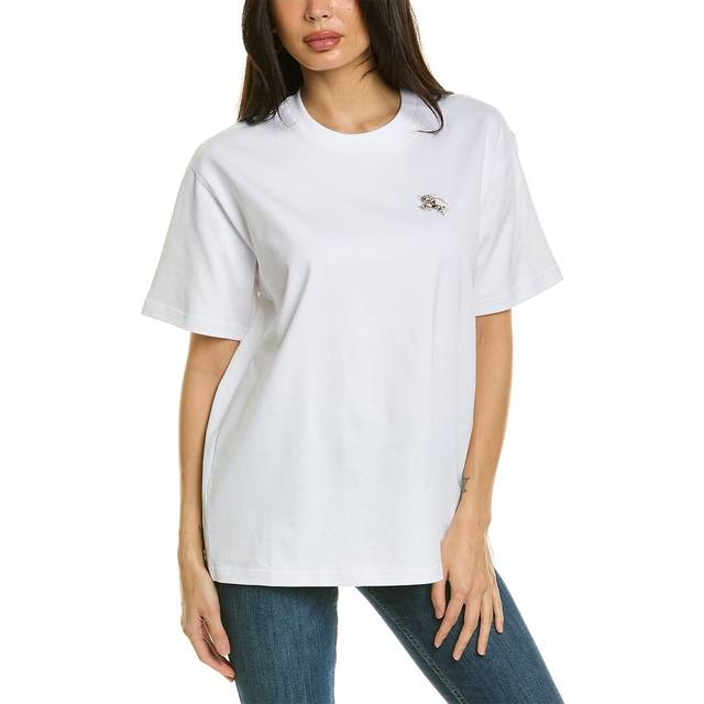 Burberry Crystal Embellished Logo Print T-Shirt