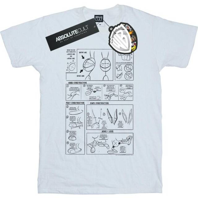 Bugs Bunny Construction T-Shirt - White - M