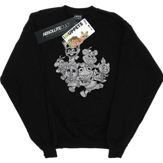 The Muppets Muppet Babies Mono Group Sweatshirt - Black - 4XL