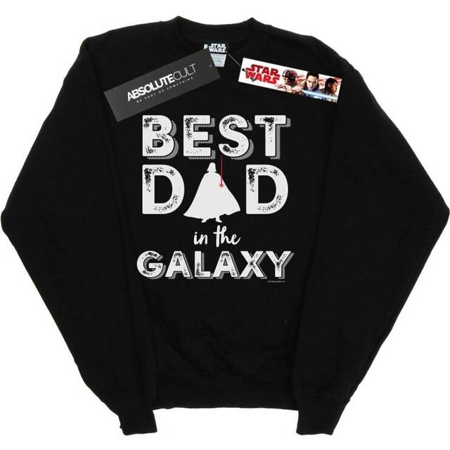 (XL, Black) Star Wars Mens Best Dad In The Galaxy Sweatshirt