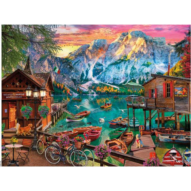 Ceaco  Lago Di Braies  Italy  1500 Piece Jigsaw Puzzle
