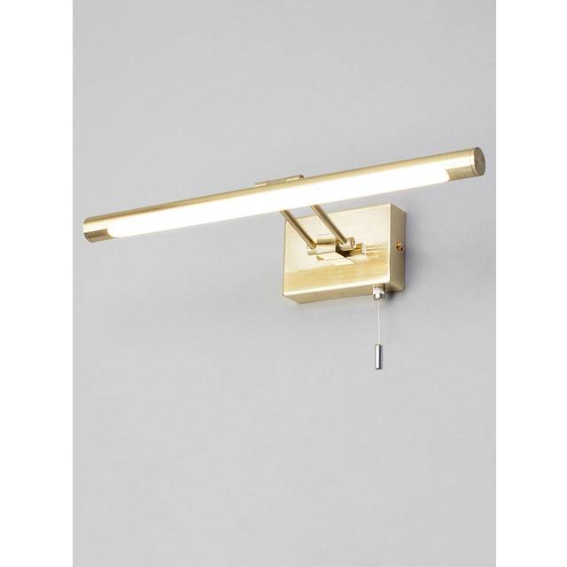 Barrio Bathroom Picture Wall Light, Satin Brass