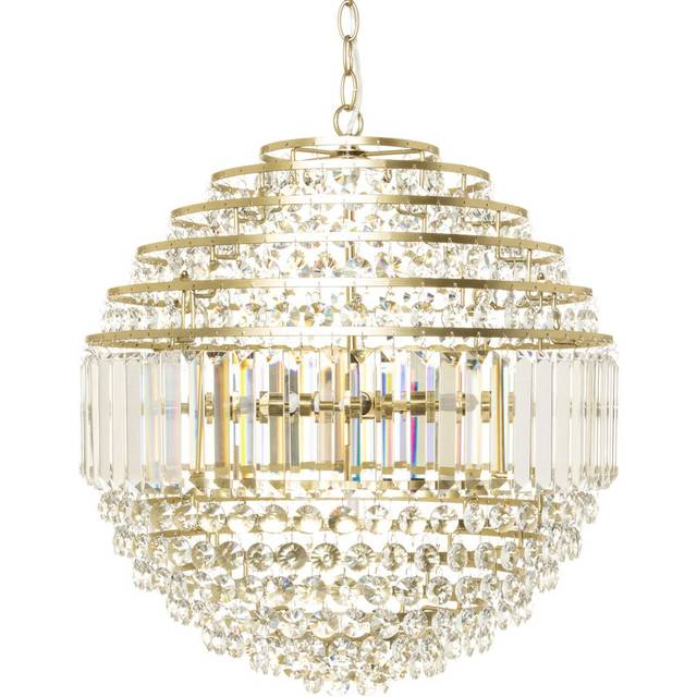 BHS Lighting - Antique Brass Paladina Large Ball Ceiling Pendant - Antique Brass - One Size