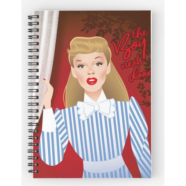 Spiral Notebook The boy next door A5 120 Pages