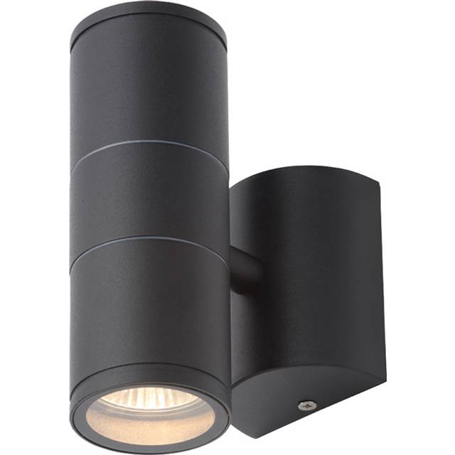 Forum Coastal Islay Outdoor Up & Down Wall Light - Black
