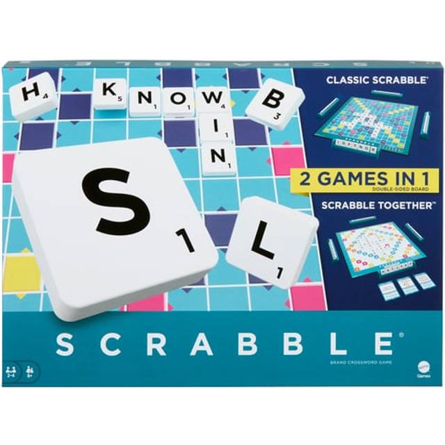 Scrabble and Scrabble Together Board Game