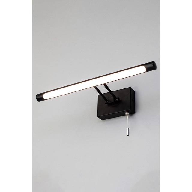 Barrio Bathroom Picture Wall Light, Matte Black