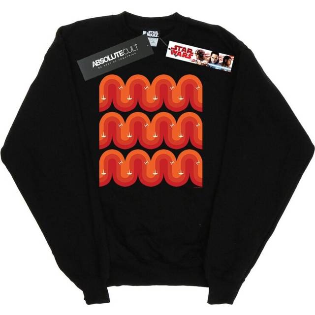 X-Wing And TIE Fighter Retro Sweatshirt - Black