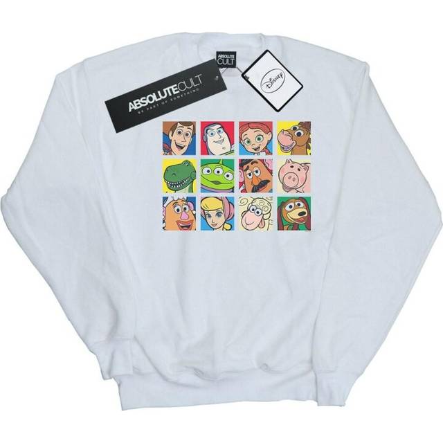 Toy Story Character Squares Sweatshirt - White