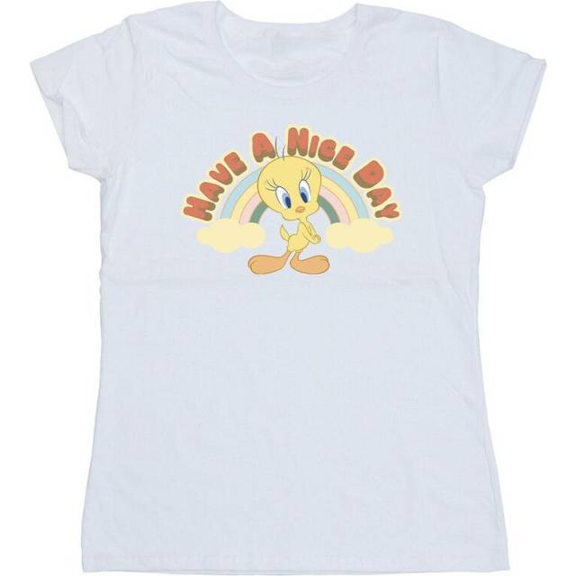 Have A Nice Day Cotton T-Shirt - White - XL