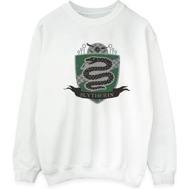 Harry Potter Mens Slytherin Chest Badge Sweatshirt XXL white