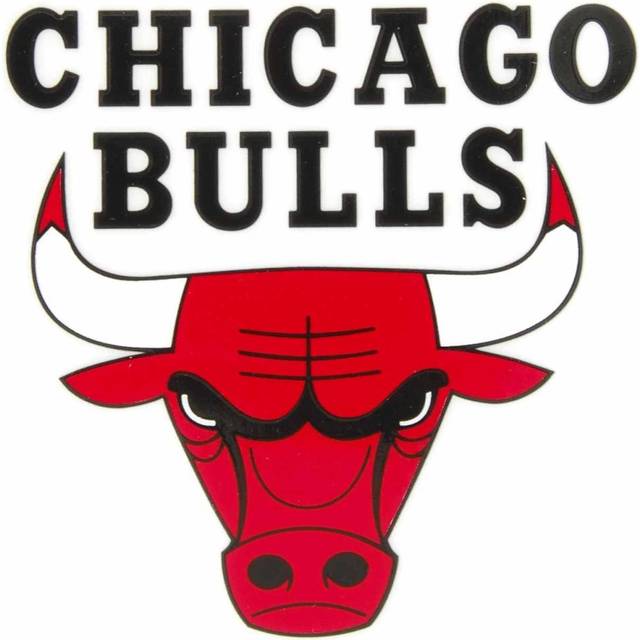 Rico Industries NBA Basketball Chicago Bulls Small Static Cling White