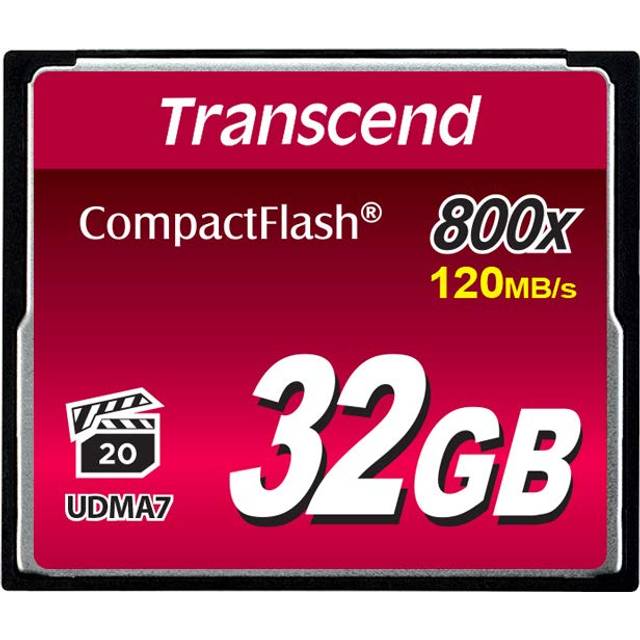 Transcend 32GB CompactFlash Memory Card 800x (TS32GCF800)