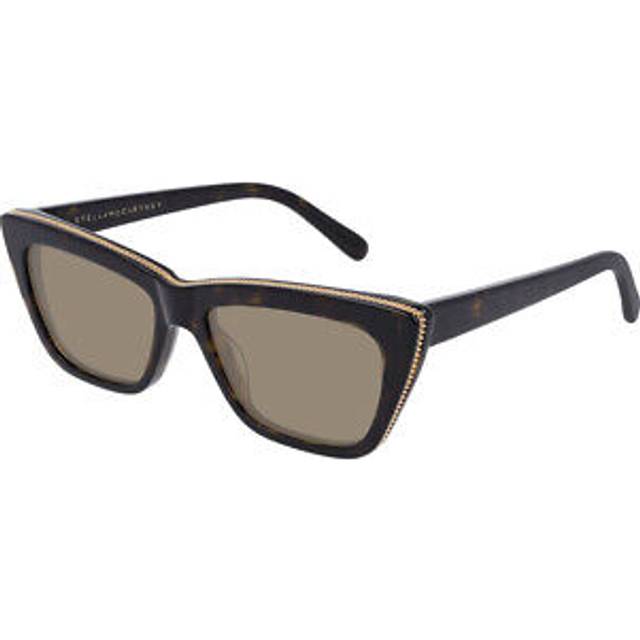 Stella McCartney Woman SC0188S 006 Outlet sunglasses Acetate Havana Green Squared Normal