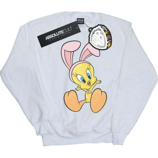 Tweety Pie Bunny Ears Sweatshirt - White - XL