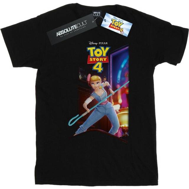 Toy Story 4 Bo Peep And Giggle McDimples Poster T-Shirt - Black