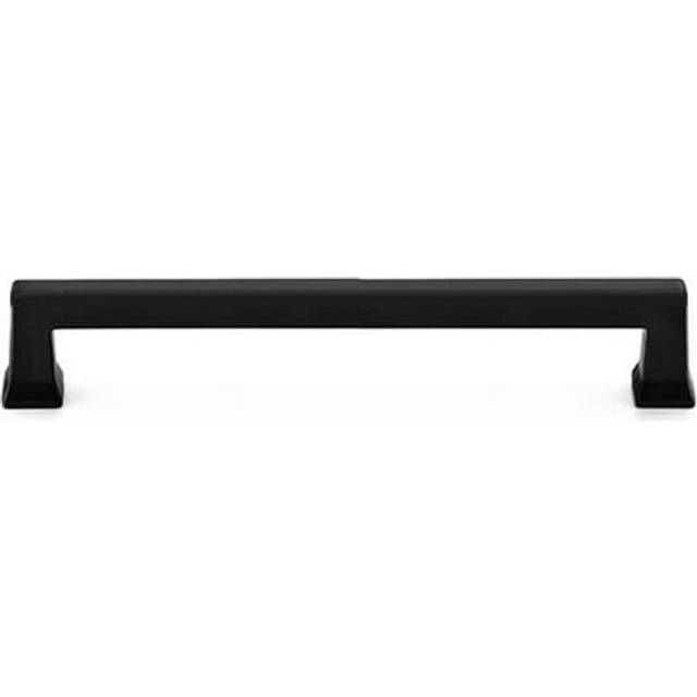 Emtek 86485US19 10 in. Center to Center Alexander Cabinet Pull, Flat Black