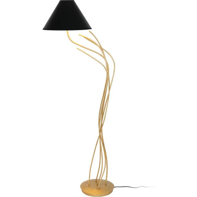 Holländer Golvlampa Ischia, 1 lampa, svart-guld