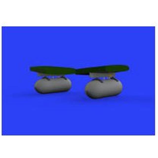 EDB648443 - Eduard Brassin 1:48 - Ki-61-I fuel tanks (Tamiya)