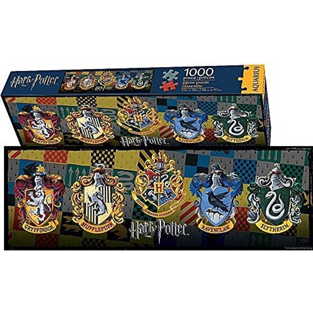 73029 Harry Potter-Crests 1000 Piece Slim Jigsaw Puzzle, Multi-Colored