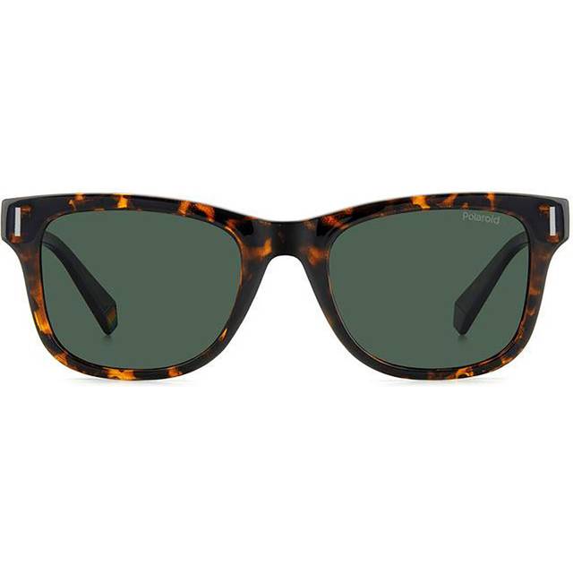 Polaroid Unisex PLD 6206/S 086/UC Solglasögon Polykarbonat Havana Grön Fyrkantig Polariserad