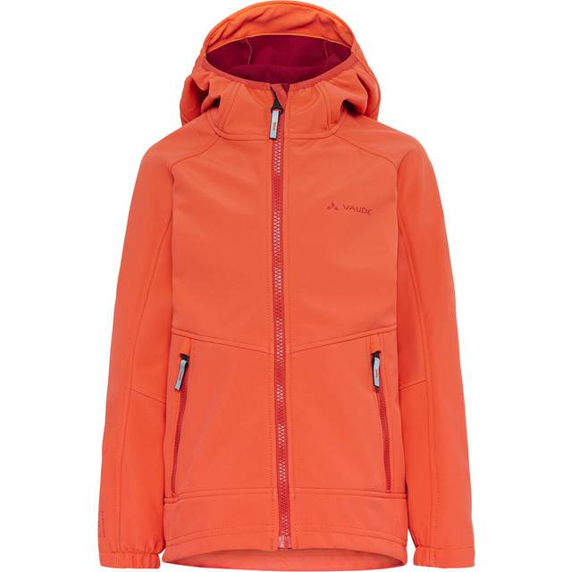 Vaude Kid's Rondane Jacket IV Softshelljacka Barn Storlek 134/140 Färg röd