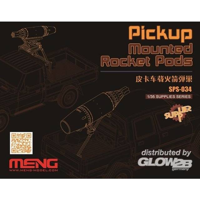 Mon Model Pickup Vehicle Rocket Pod Plastic Model Parts 1/35 MENSPS-034