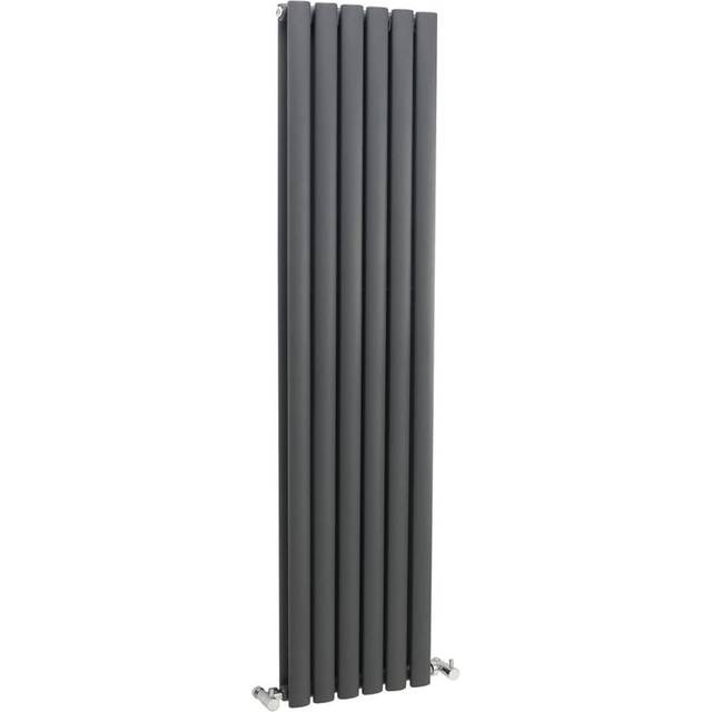 Nuie Revive Double Panel Radiator 1500 X 354Mm Anthracite, Grey