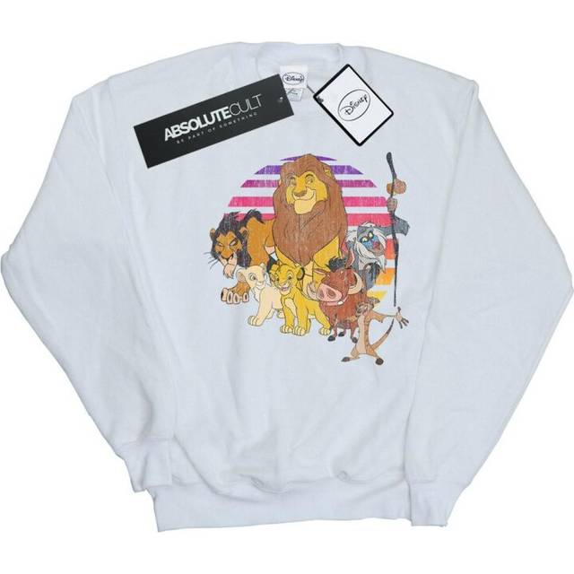 Disney Mens The Lion King Pride Family Sweatshirt XXL white