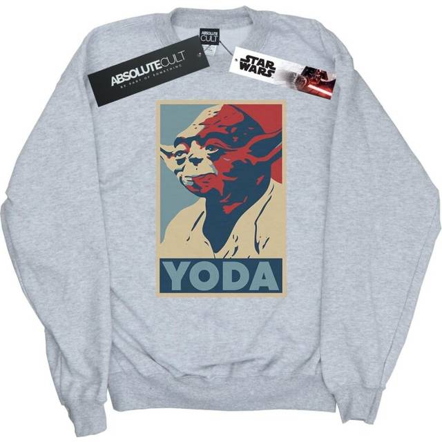 Yoda Poster Sweatshirt - Grey - XXL