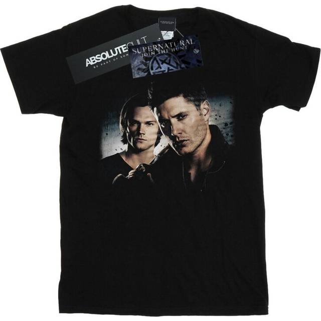 (5XL, Black) Supernatural Mens Sam And Dean Poster T-Shirt