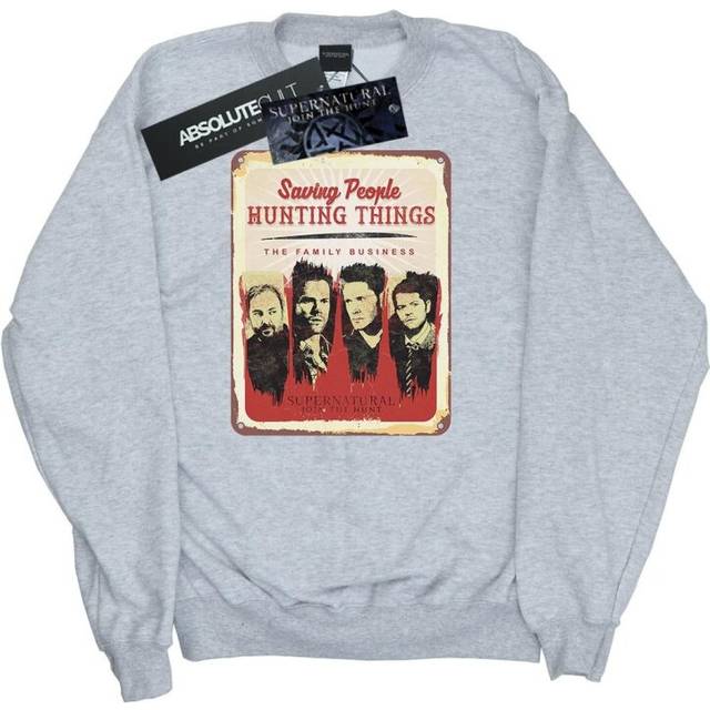 Family Business Sign Sweatshirt - Grey - XL